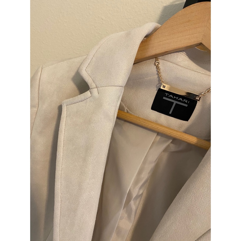 Tahari Suede Blazer